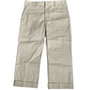 Richard Chai Khaki Cropped Slacks
